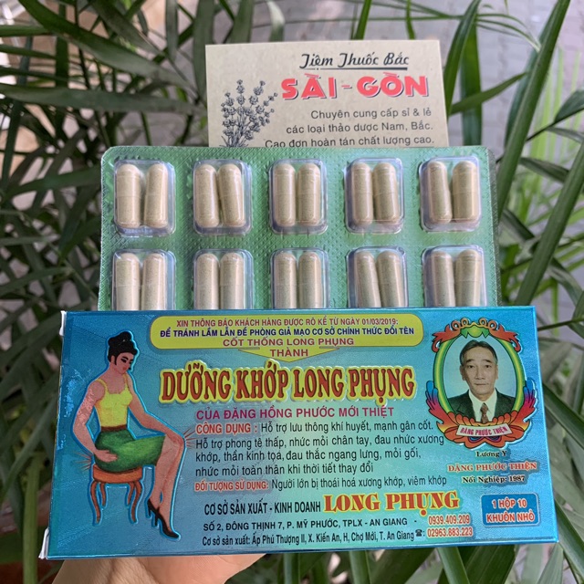 DƯỠNG KHỚP LONG PHỤNG