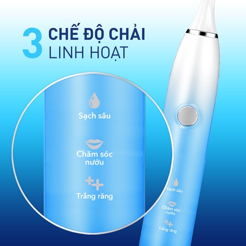 Bàn chải điện P/S S100 PRO - Hàng chính hãng