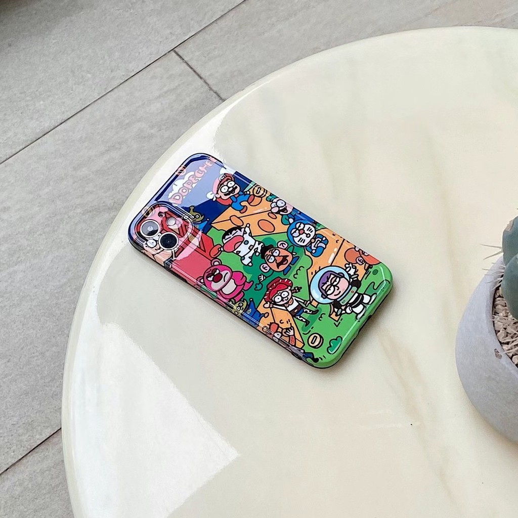 Q version cartoon is suitable for iPhone 7 8 + Ix Xr Xsmax 11 Pro Promax 12mini 12 Pro Promax mobile phone case | BigBuy360 - bigbuy360.vn