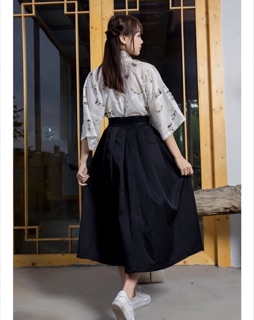 [SẴN SIZE S+XL] HÁN PHỤC VẠT CHÉO THẮT EO