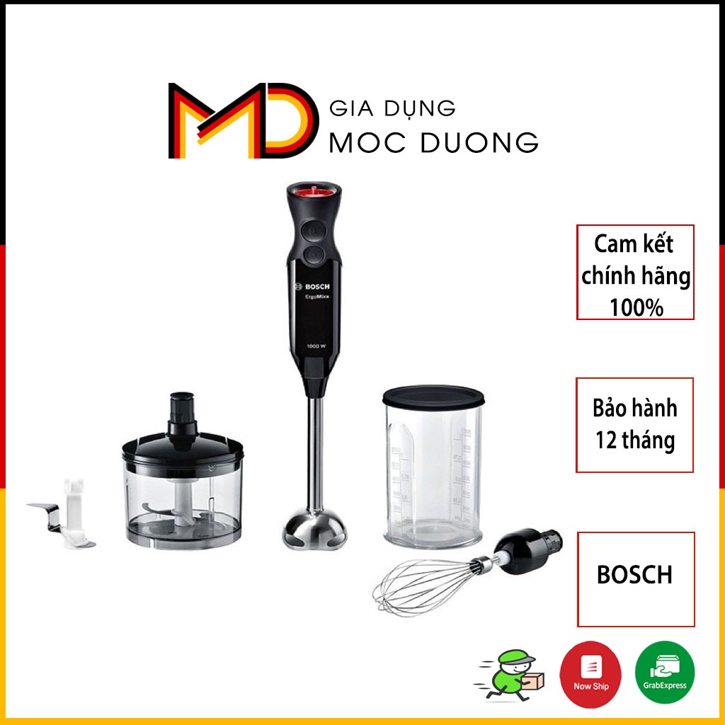 [Mã 155ELSALE giảm 7% đơn 300K] Máy xay cầm tay đa năng Bosch MS64M6170 ErgoMixx [HÀNG NHẬP ĐỨC]