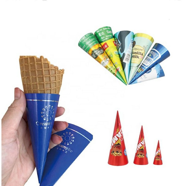 Bịch 50 giấy lót kem ốc quế