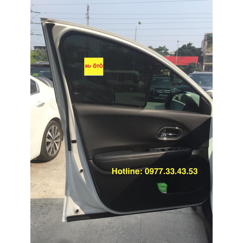 Rèm che nắng Nam châm Thiết kế theo xe HRV Chuẩn from không hỏng Roang cao su Siêu mát xe.Lắp đặt nhanh gọn