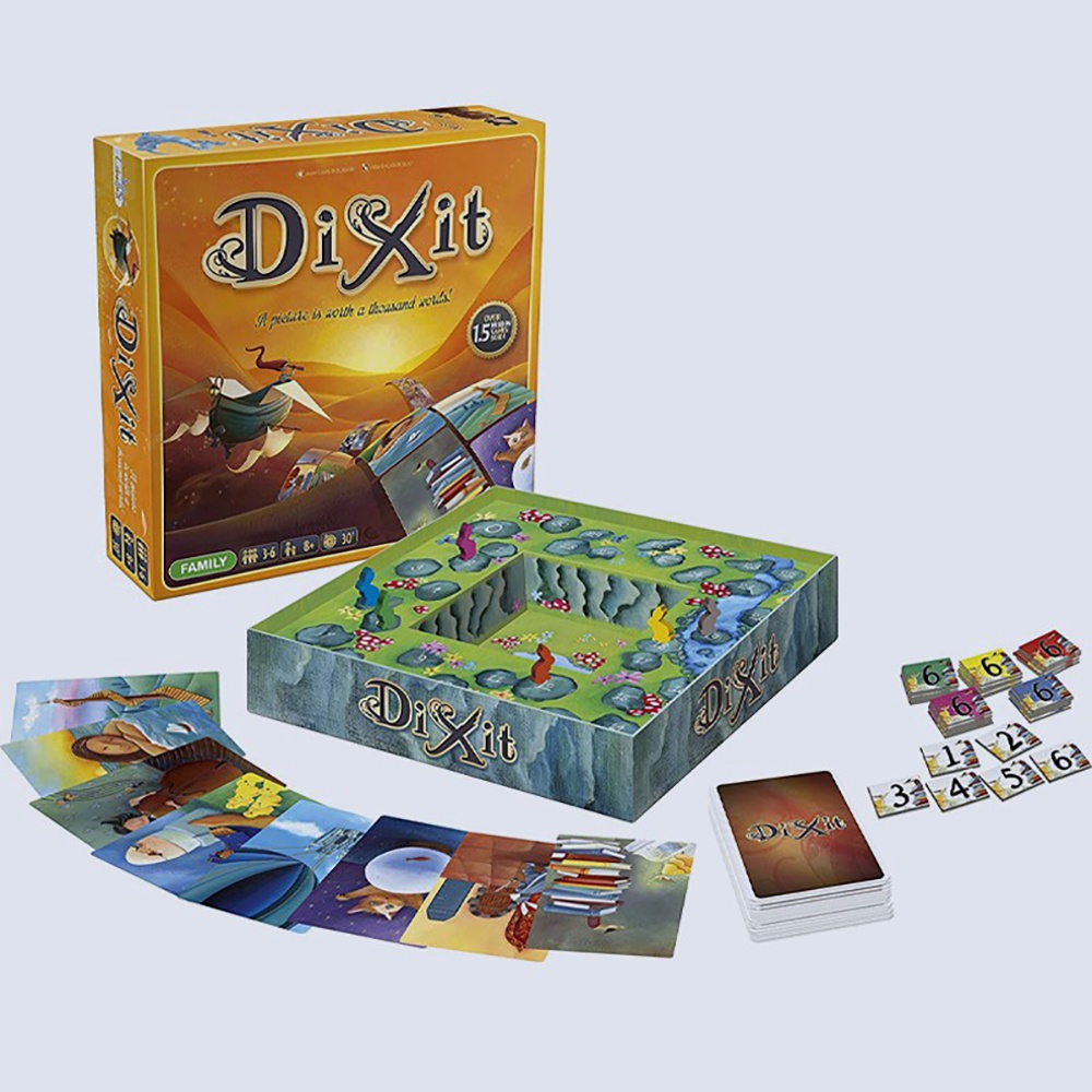 Asmodee Dixit Board Game Trò Chơi Thẻ Bài Asmodee Dixit Thú Vị BG29