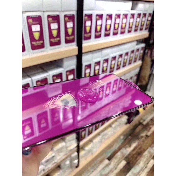 Kính cường lực OG tím bảo vệ lỗ loa ip14/ ip14pro/ ip14 plus/ ip14pro max