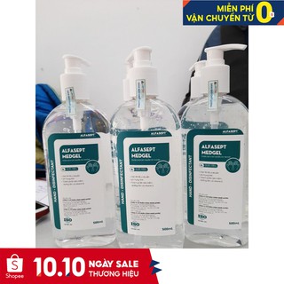 ☑️ gel rửa tay khô alfasept medgel 500ml