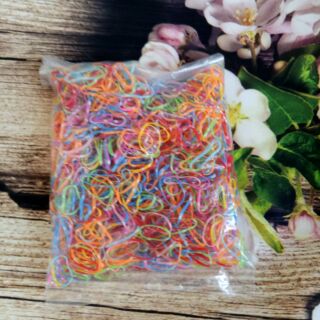 Sỉ 100g dây cột tóc đủ loại, đủ size