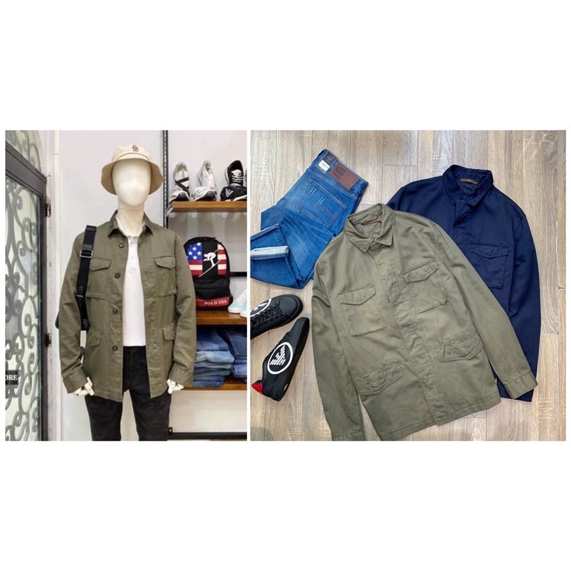 Áo khoác kaki Massi.M