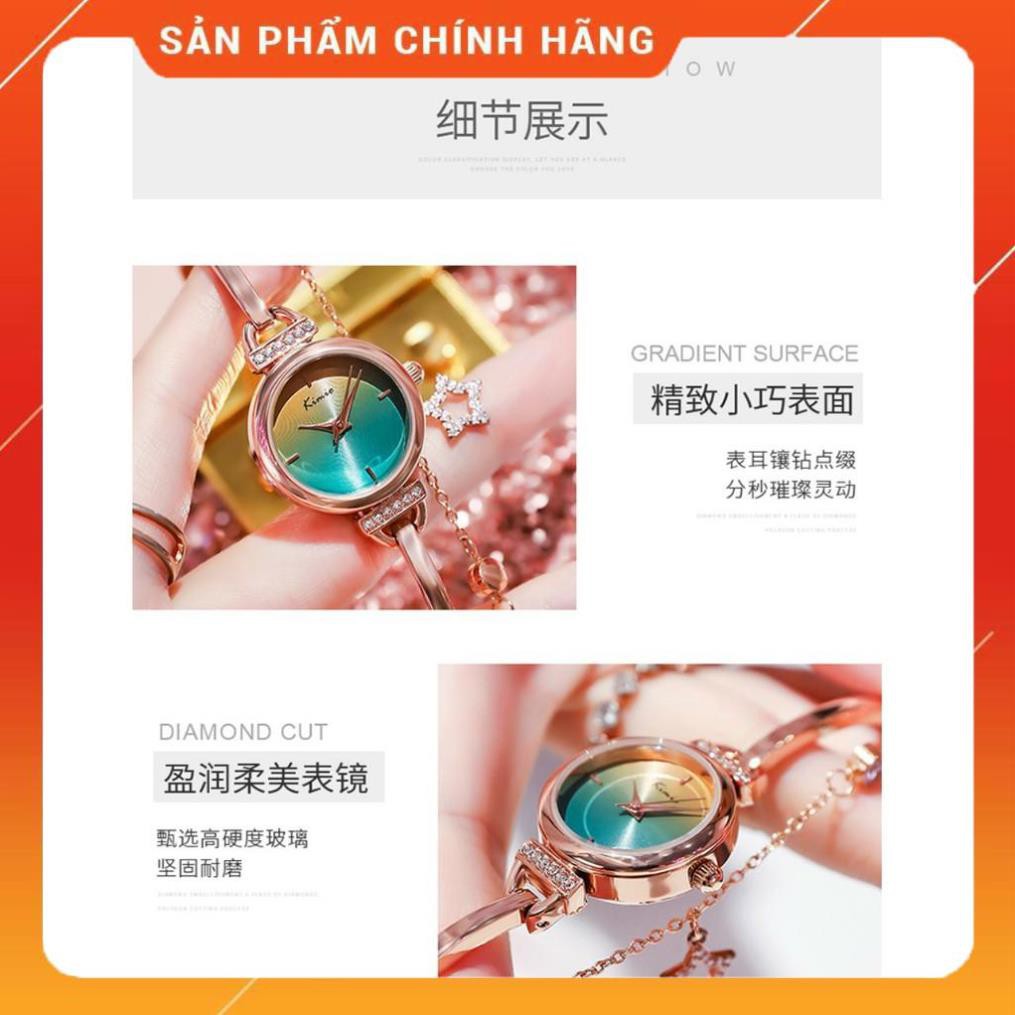 Hàng Cao Cấp -  Đồng hồ - nữ-  Kimio - nhật bản dạng lắc dây rút điệu đà sang trọng kèm vòng tay - lỗi 1 đổi 1