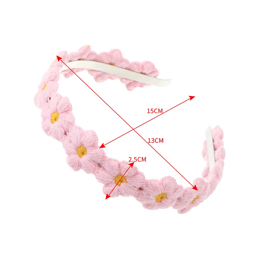 Băng Đô Cài Tóc Đính Hoa Dệt Kim Handmade Phong Cách Hàn Quốc Hàng Mới Dành Cho Bạn Nữ