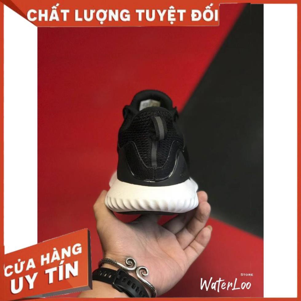 (HÀNG CHUẨN+QUÀ TẶNG) Giày thể thao sneaker nam nữ ALPHABOUNCE Beyond 2018 Black white đen đế trắng