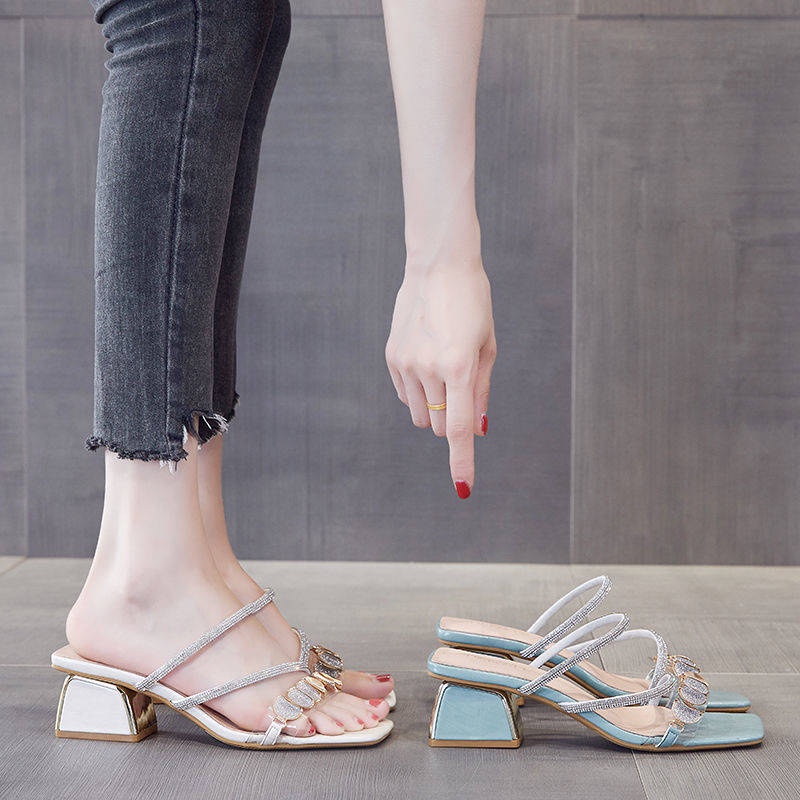 Dép Sandal Đi Biển Đế Dày Phong Cách Thời Trang Hàn Quốc Dành Cho Nữ