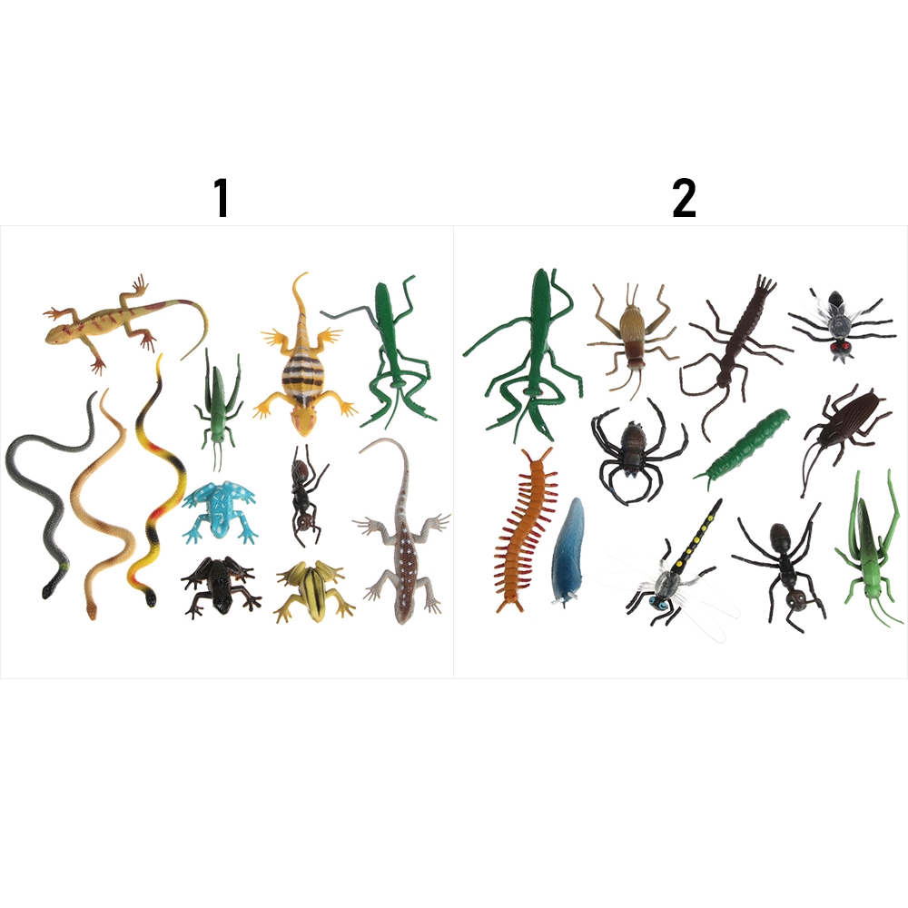 Set 12 Mô Hình Đồ Chơi Các Con Vật Xinh Xắn Dành Cho Các Bé