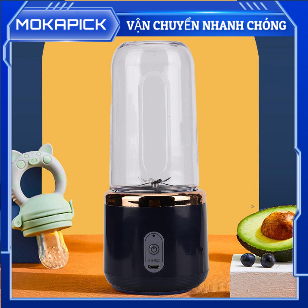 Mokapick Máy xay sinh tố cầm tay Cốc ép trái cây Trang chủ nhỏ có thể sạc lại đa chức năng tự động