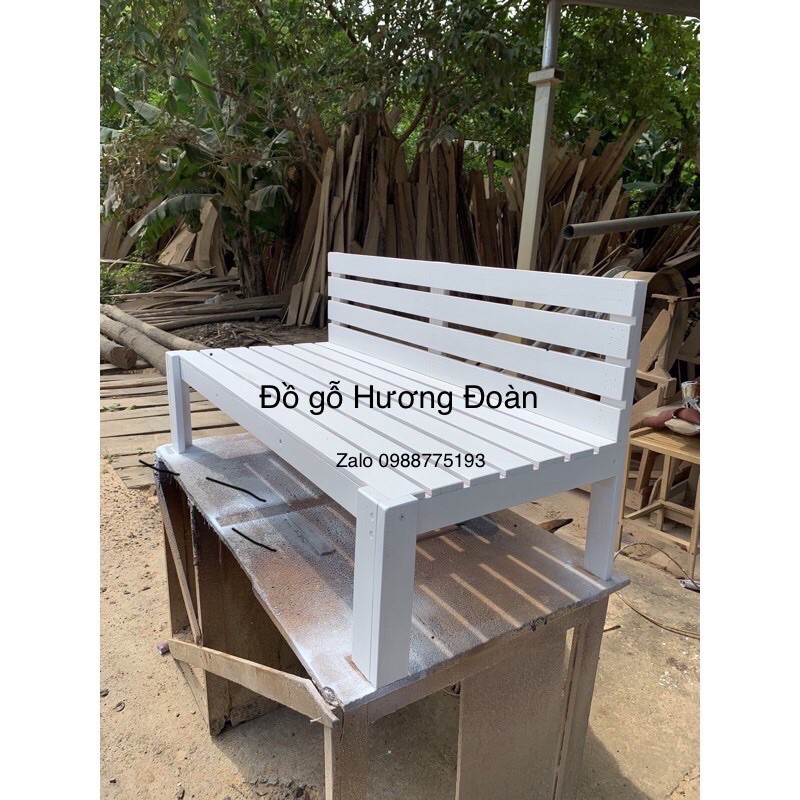 ❤️Ghế Pallet trắng ❤️120x 50 cao 65cm