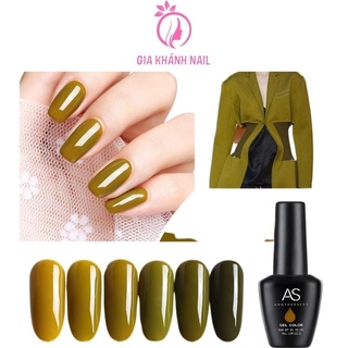 Sơn gel AS màu XANH LÚA-( mã QF)