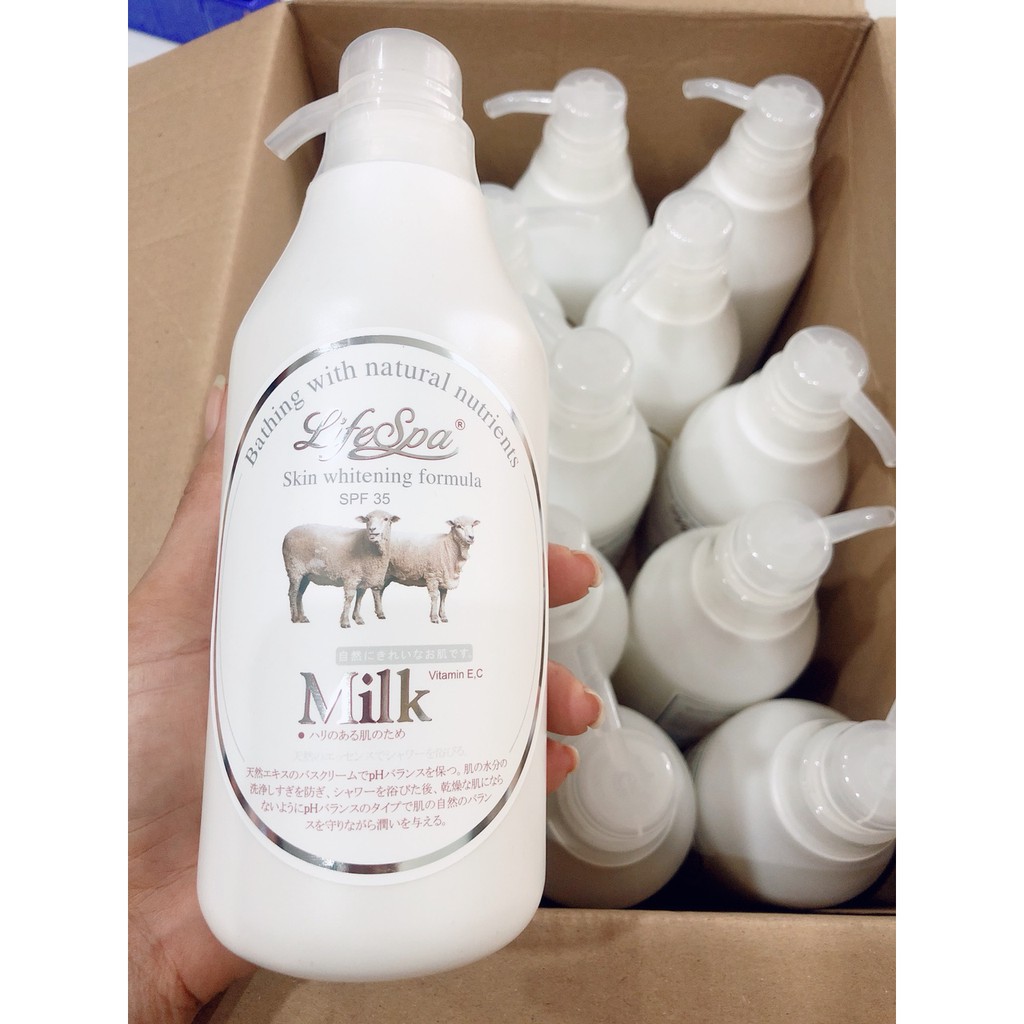 Sữa Tắm Milk Life Spa Nhật Bản 500ml