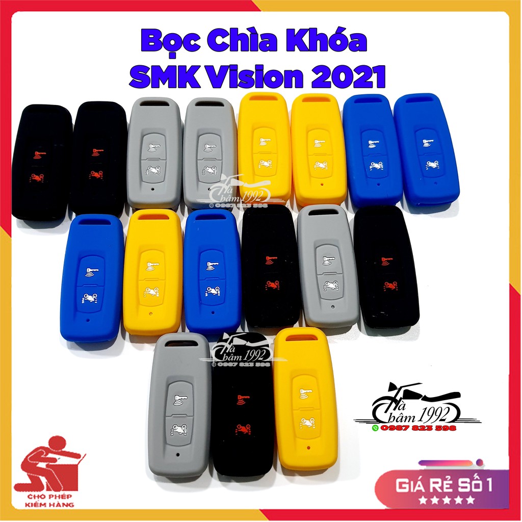 Bọc Silicon Chìa Khóa Thông Minh Vision 2021