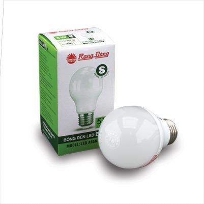 Combo 3 Bóng đèn LED Rạng Đông 5w, chống cận 100%, BH 2 năm