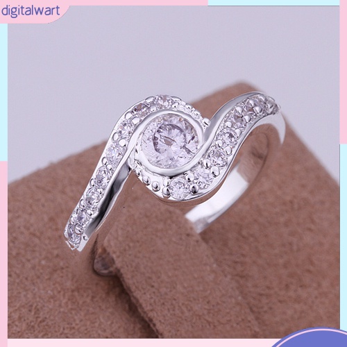 Nhẫn mạ bạc đính đá hình hoa hướng dương sang trọng