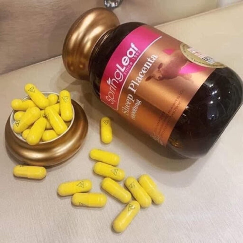 Nhau thai cừu Sheep Placenta SpringLeaf 80000mg 90 viên - Úc chính hãng
