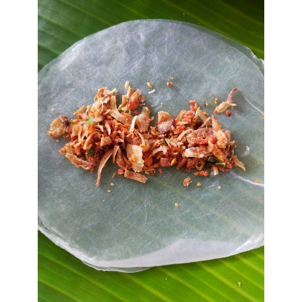 Combo bánh tráng phơi sương kèm hũ bơ 100g và muối tép hành khô 200g