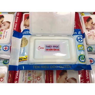 Khăn giấy ướt Thiên Phúc - 100 tờ / 1 bịch