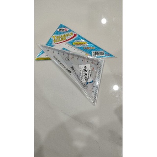 Thước eke WinQ No.5-6 (vỉ 2 cây)