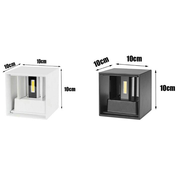 Đèn led trang trí gắn tường hình vuông 7w