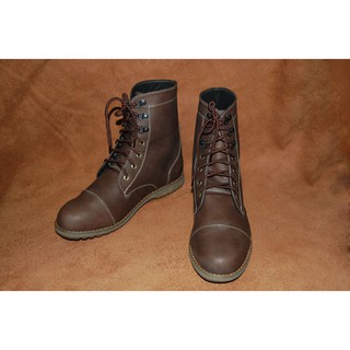 Giày boot nam da bò thật. Bảo hành 12 tháng.MS: B132