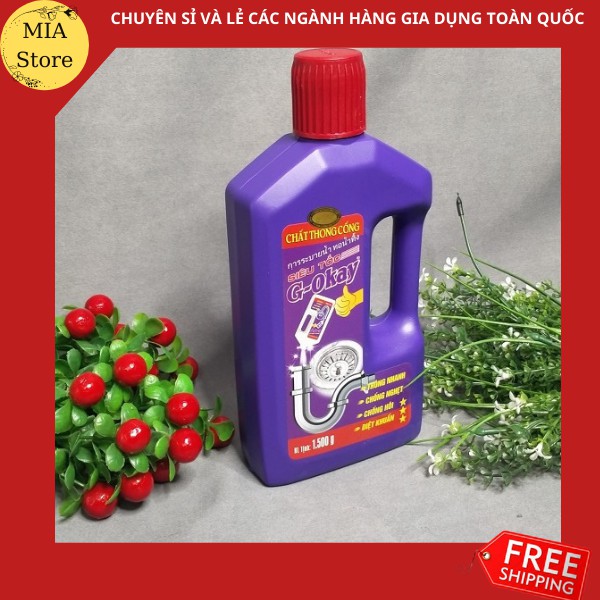 {HÀNG TỐT GIÁ SỐC}Dung dịch thông cống cực manh G-OKAY siêu đậm đặc giải quyết tắc nghẽn nhanh chóng cho nhà cửa