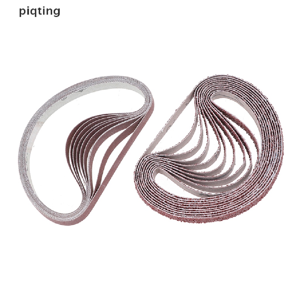 Bộ 10 đai giấy nhám cho máy mài 40/60/80/100/120/180/320 grit