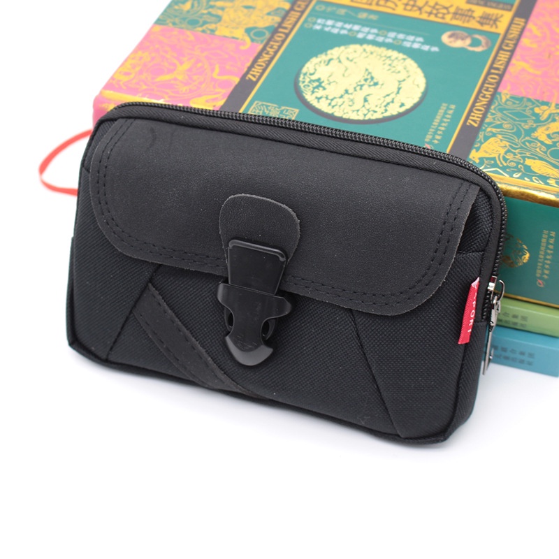 Túi Canvas Đeo Hông Đựng Điện Thoại / Tiền Xu Tiện Lợi