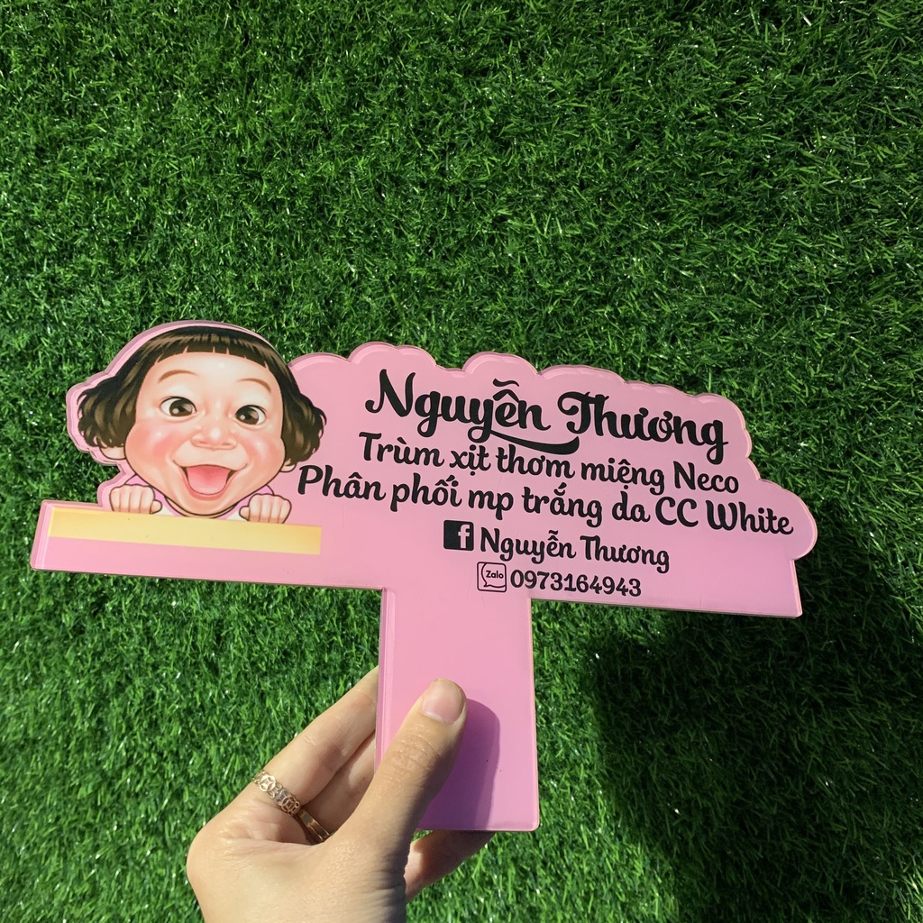 BIỂN HIỆU MICA TRANG TRÍ - Mẫu Doremon cute - Dụng cụ bán hàng online hiệu quả nhất dành cho chị em