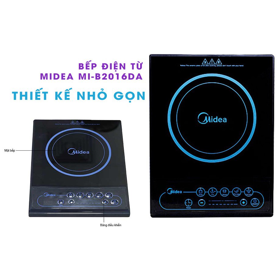 Bếp điện từ Midea MI-B2016DA chính hãng