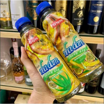 Lốc 6 chai nước nha đam chanh dây Tingco 500ml