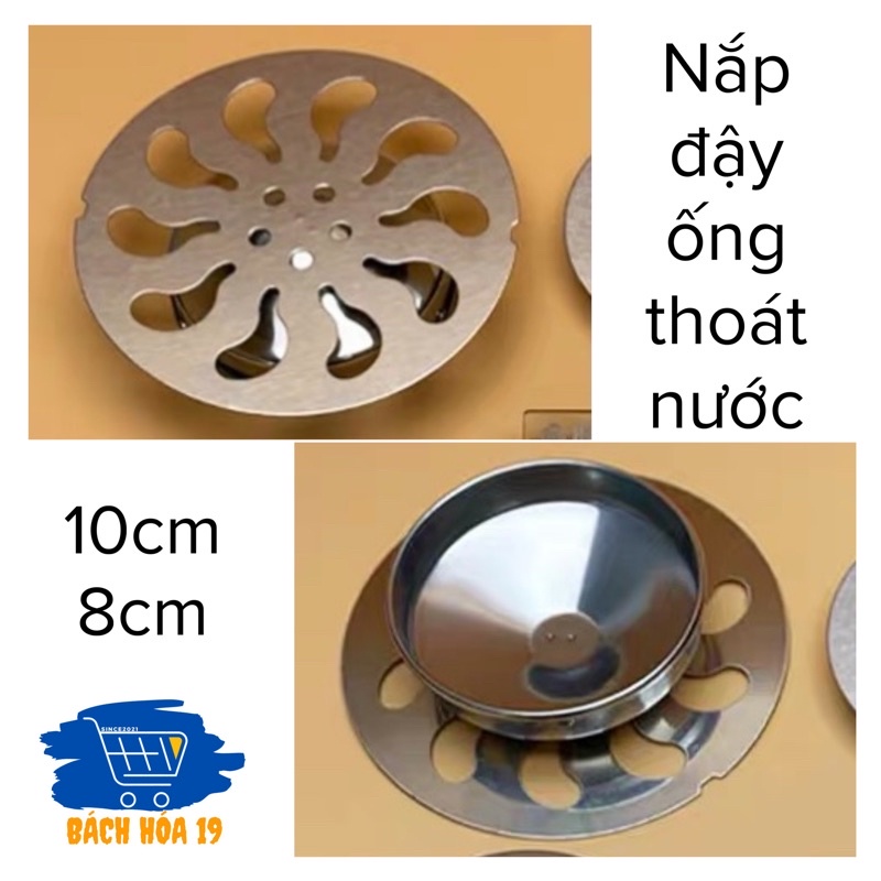 SALENắp đậy hố ga, hố thoát nước sàn phòng tắm, phòng bếp, khu vệ sinh bằng inox, nhiều kích thước