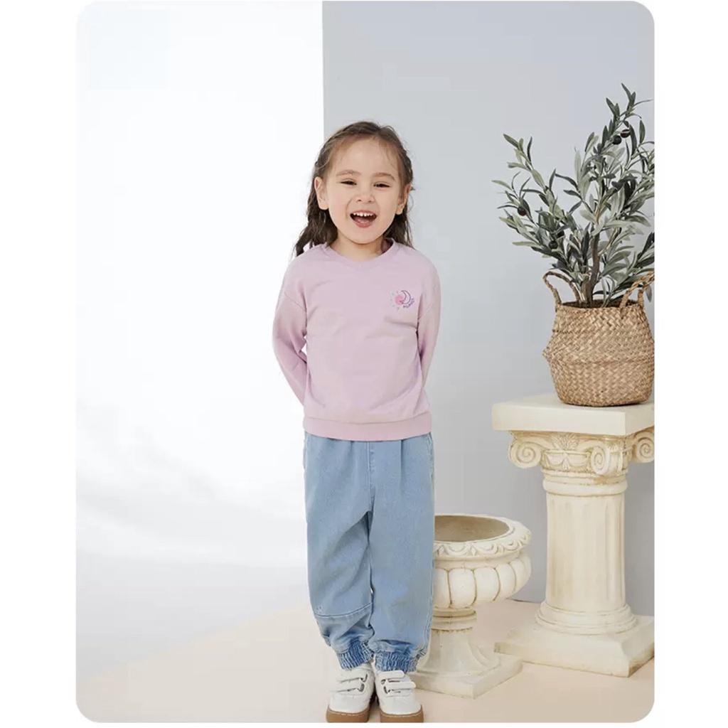 Áo nỉ da cá trơn 2 màu Mmln. HA3254