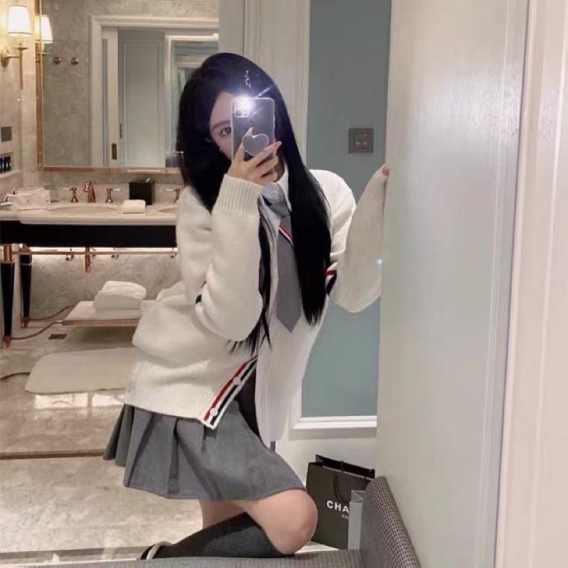 SALE Áo Khoác Cadigan Len Dệt Thombrown Nam Nữ