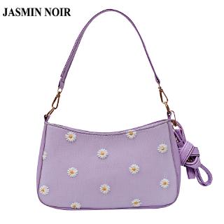 Túi Xách JASMIN NOIR Phối Họa Tiết Hoa Xinh Xắn Thời Trang Cho Nữ