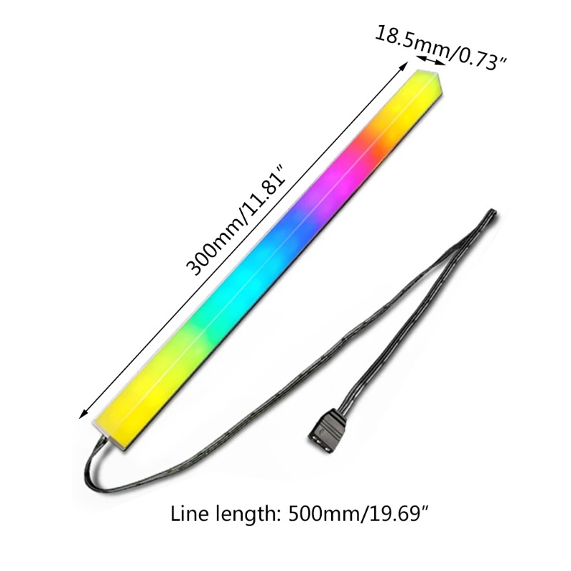 Thanh Đèn LED RGB Hai Mặt Bằng Nhôm Màu Sắc Thương Hiệu NAMA Coolmoon