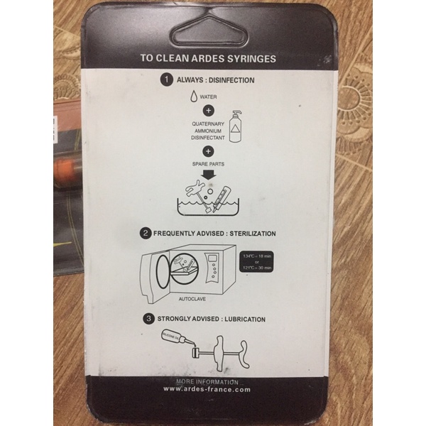 Xilanh tiêm ARDES 20ml  dùng nhiều lần