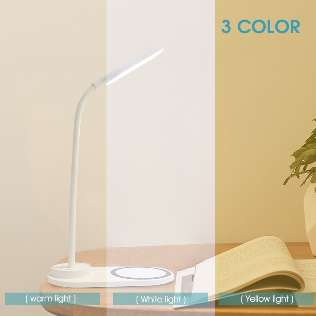 Đèn Led Để Bàn Không Dây Tạo Bọt Công Nghệ Qi 61