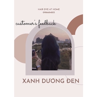 Thuốc nhuộm tóc- xanh dương đen