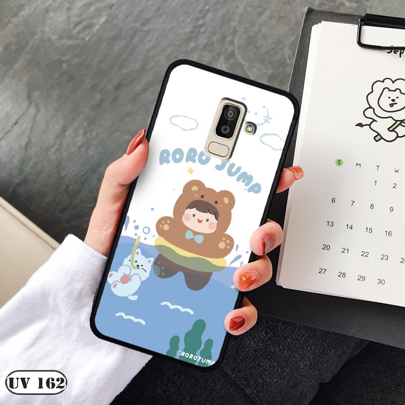 Ốp lưng nhám Samsung Galaxy J8 - in hình