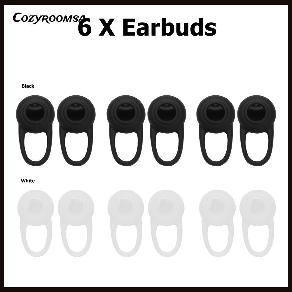 Set 6 Miếng Bọc Tai Nghe Bằng Silicon Tiện Dụng