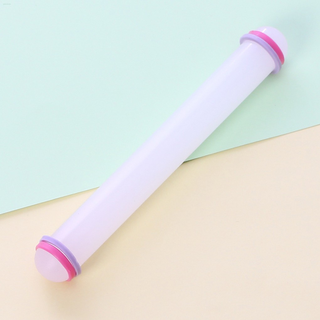 23cm/9 Non-stick Sugarcraft Fondant Rolling Pin with Guide Rings by DiKit"  💛globalsale