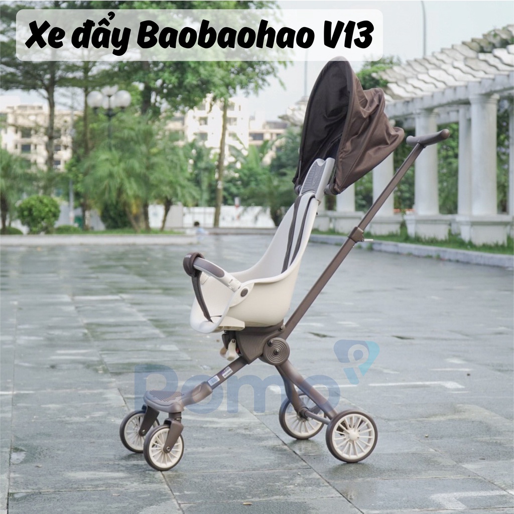 Xe Đẩy Cho Bé Baobaohao V13 Mẫu Mới Nhất Gấp Gọn Siêu Nhẹ Có 3 Chế Độ Thay Đổi Linh Hoạt Và Màn Che Chống Tia UV