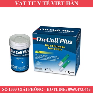 Que thử đường huyết on call plus - hộp 25 - 50 que