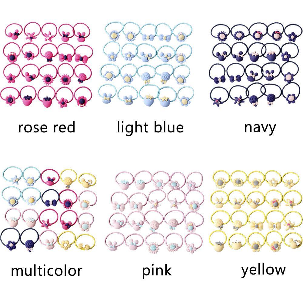 Dây Cột Tóc Họa Tiết Hoạt Hình Dễ Thương Cho Các Bé